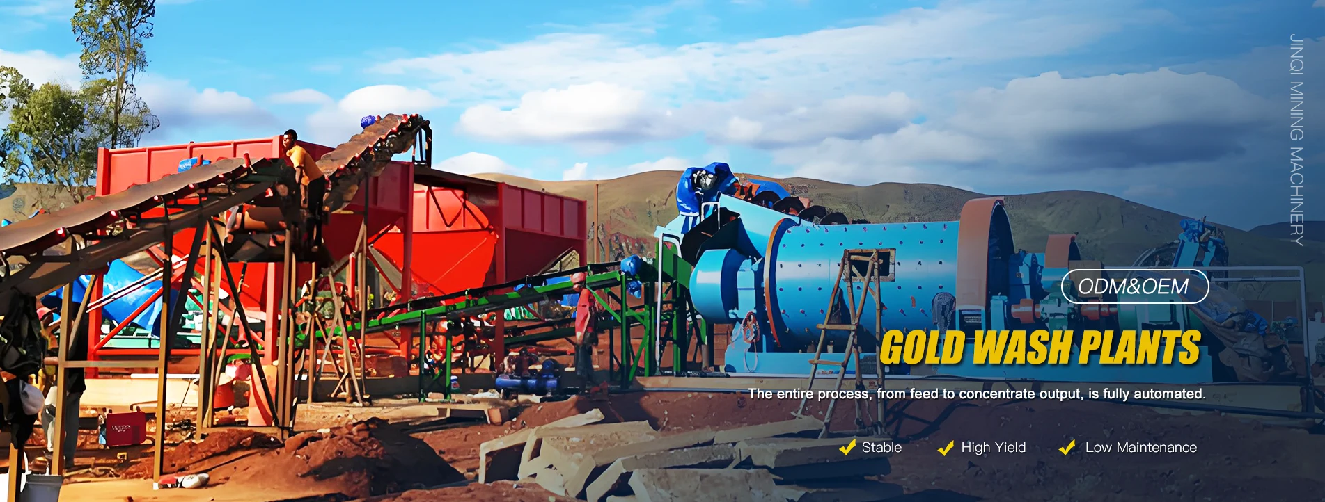 High-Performance nga Gold Wash Plants Factory